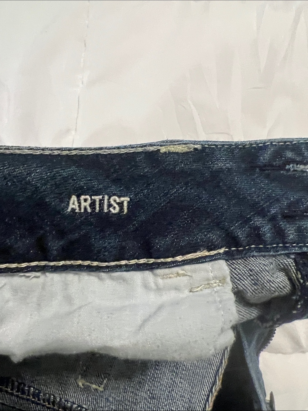American Eagle Outfitters Dark Blue Flare Jeans - Picture 5 of 5